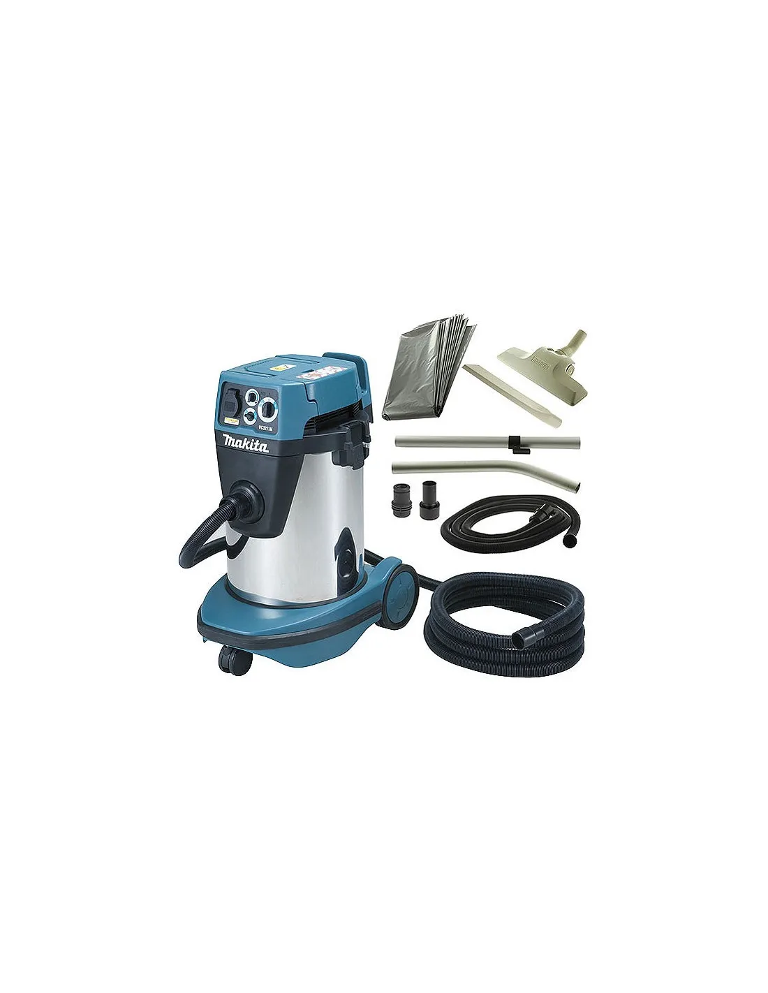 ASPIRATEUR 1050W 32L INOX +ACC MAKITA VC3211MX1