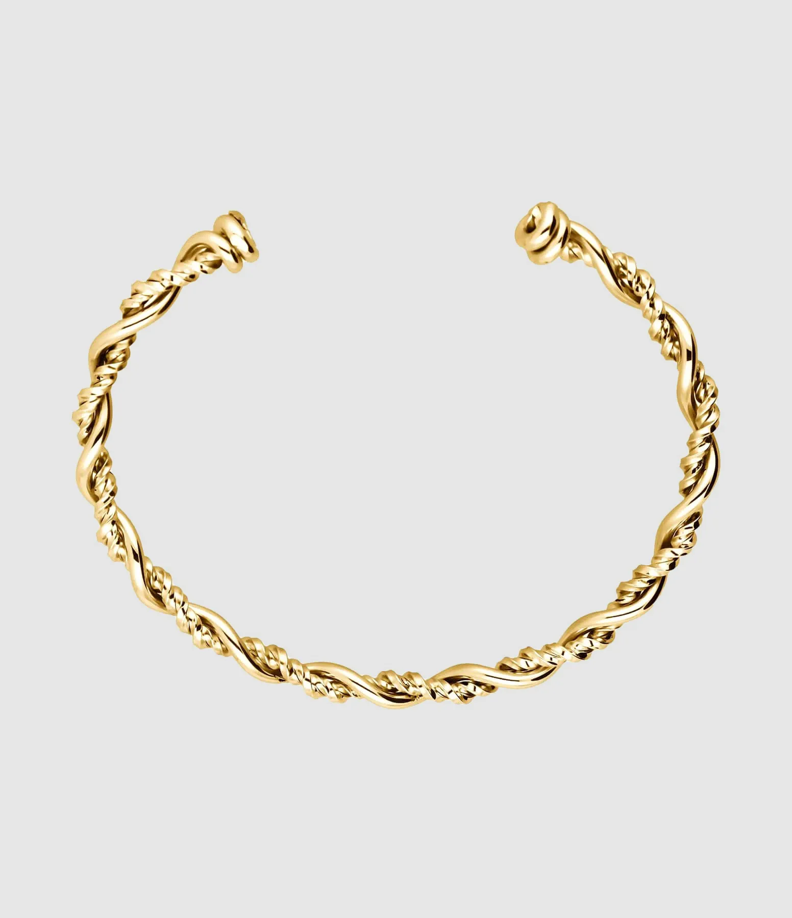 ATELIER PAULIN Partager  Jonc Bramble Monochrome Gold Filled  