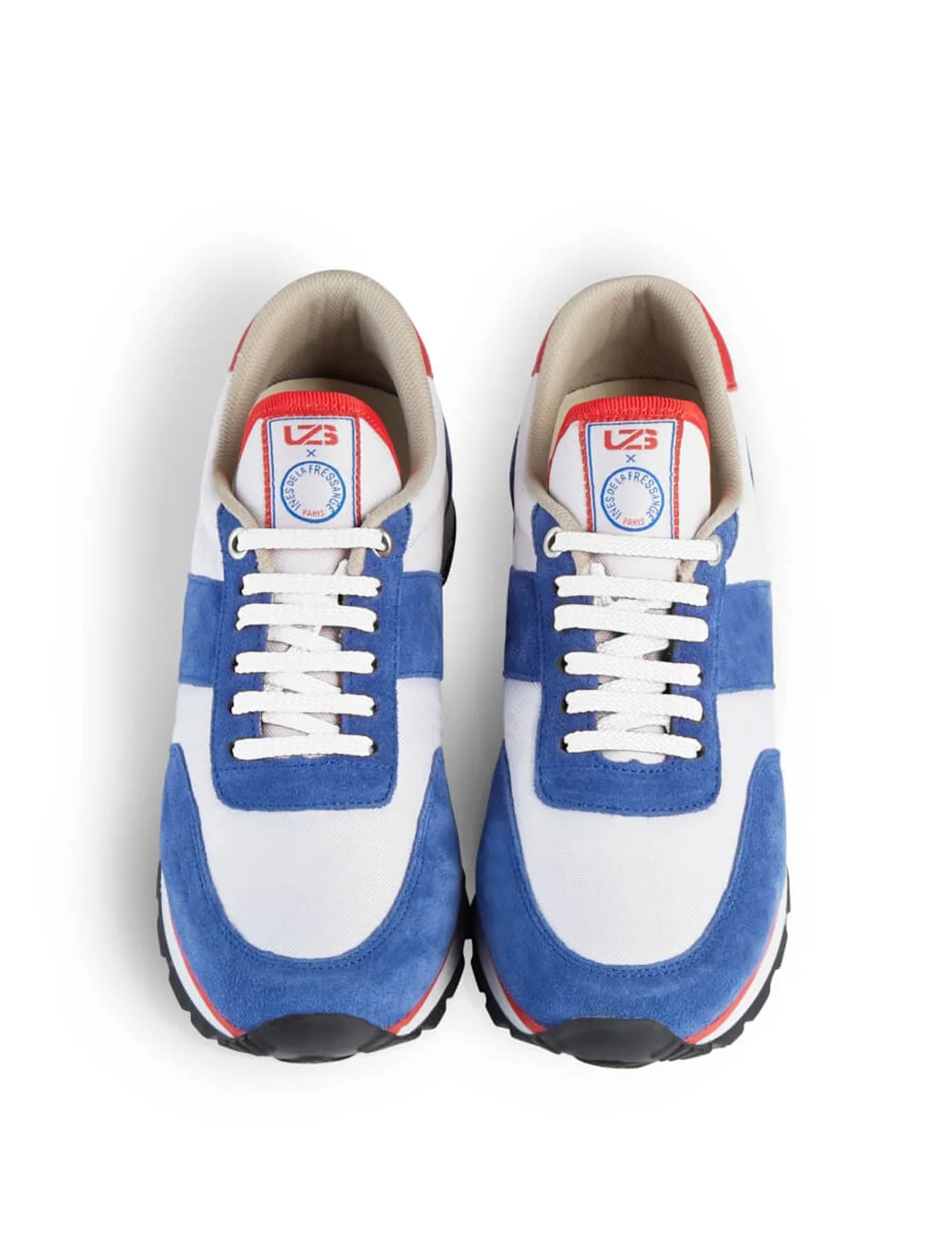 Baskets UZS x Ines Unisexe bleues