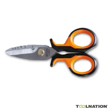 Beta 011280061 Ciseaux d''électricien en étui 148 mm