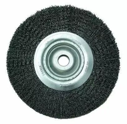Brosse circulaire alésage ø 12 mm fil d'acier 0,35 mm