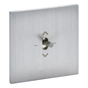 Commande volets roulants 6A acier brossé Art d'Arnould univers Epure 67421 par Legrand