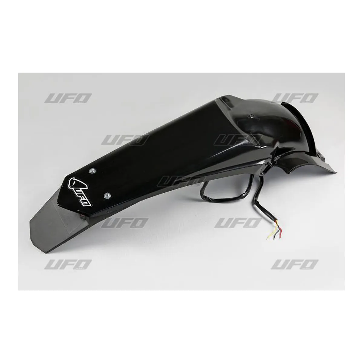 Garde boue arrière Enduro - Noir - UFO Yamaha 450 WRF 2012-2015 (avec leds)