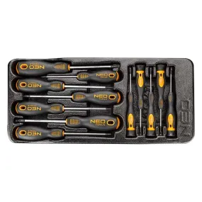 Insert tournevis de précision 12 pièces NEO TOOLS 84-247
