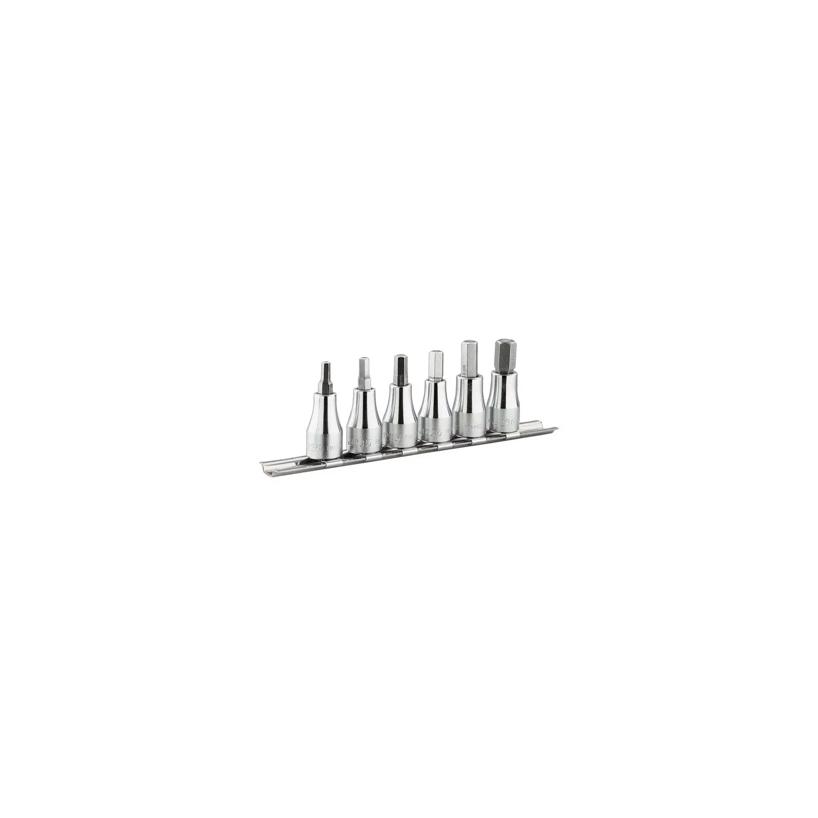 Jeu de 6 douil-tournevis 3/8' rack - Facom JT.40