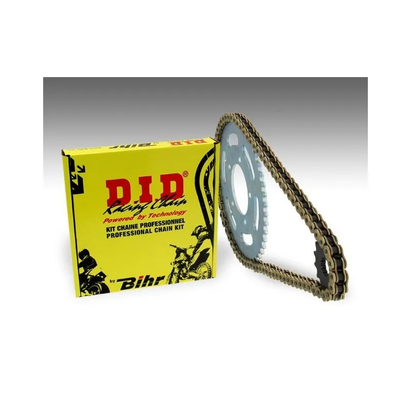 Kit chaîne DID/JT 520ERT3 13/51 super renforcé - couronne - piecemotoquad