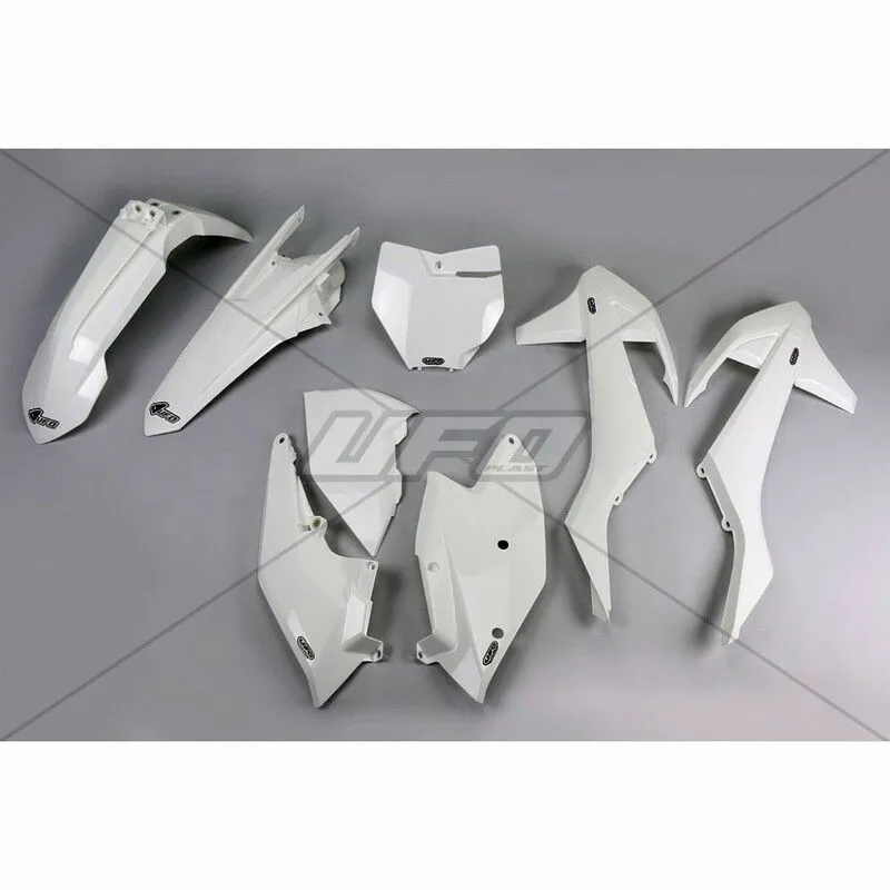 Kit plastique UFO blanc KTM pour moto ktm SX 125, SX 250, SX-F 250, SX-F 350
