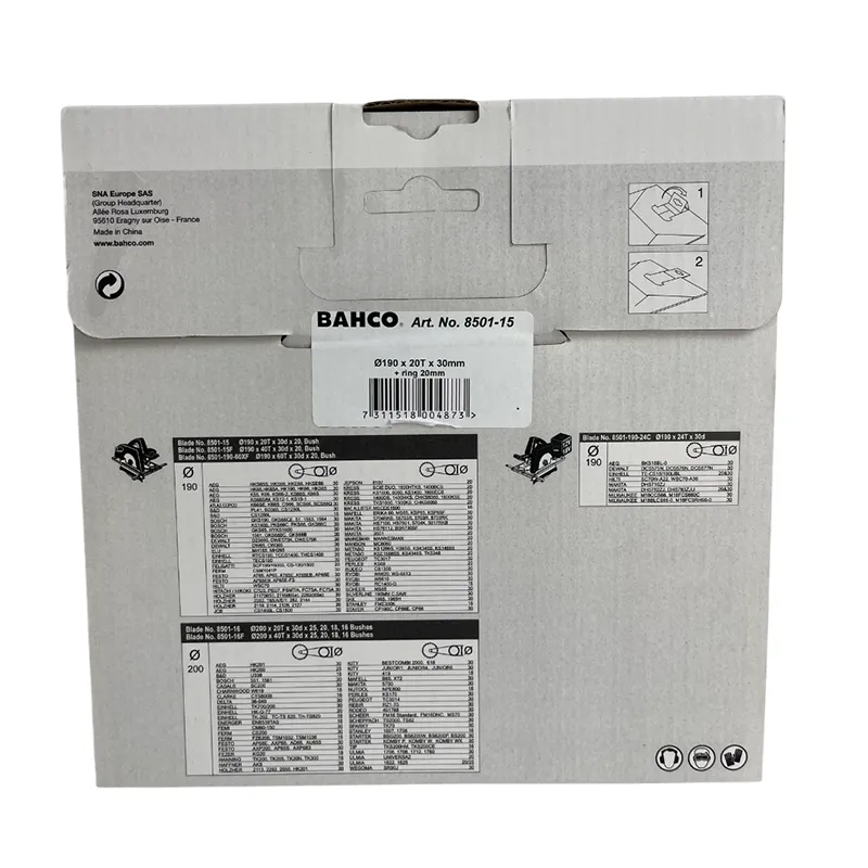Lame de scie circulaire pour le bois - BAHCO 8501-15