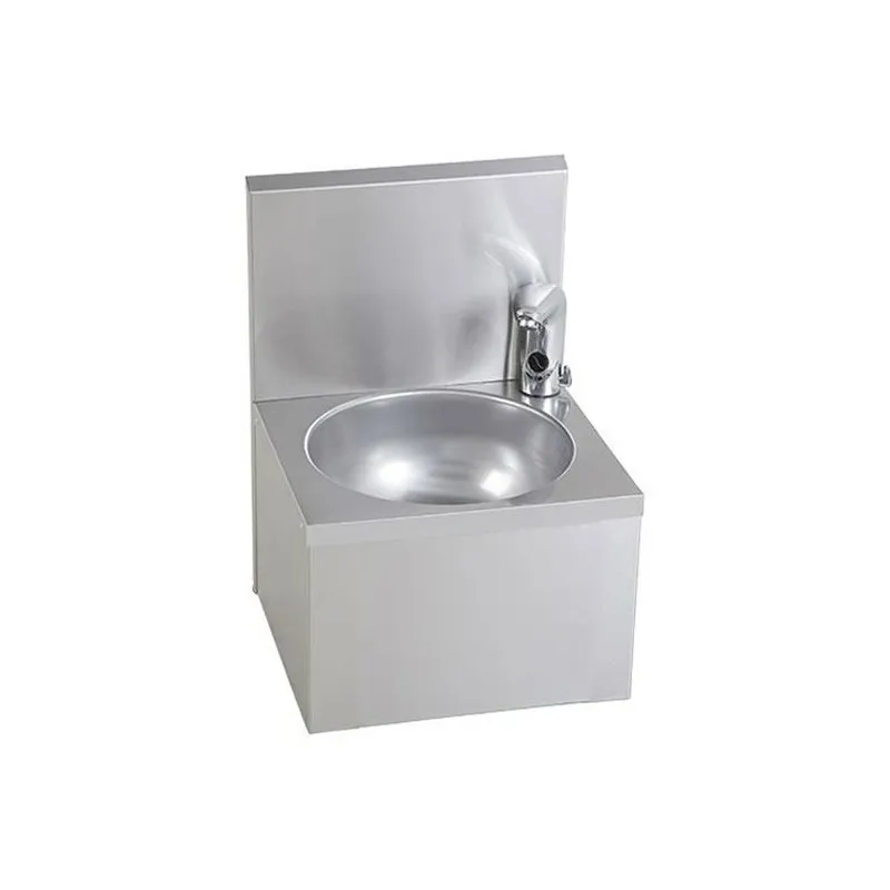 Lave-mains inox avec robinet électronique
