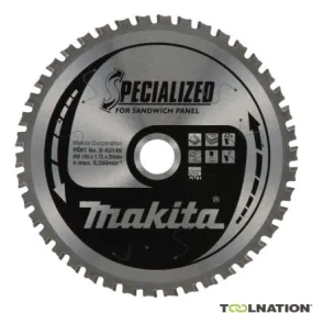 Makita Accessoires B-63149 Lame de scie circulaire Panneau sandwich Spécialisé 165x20x1,75 42T 0G