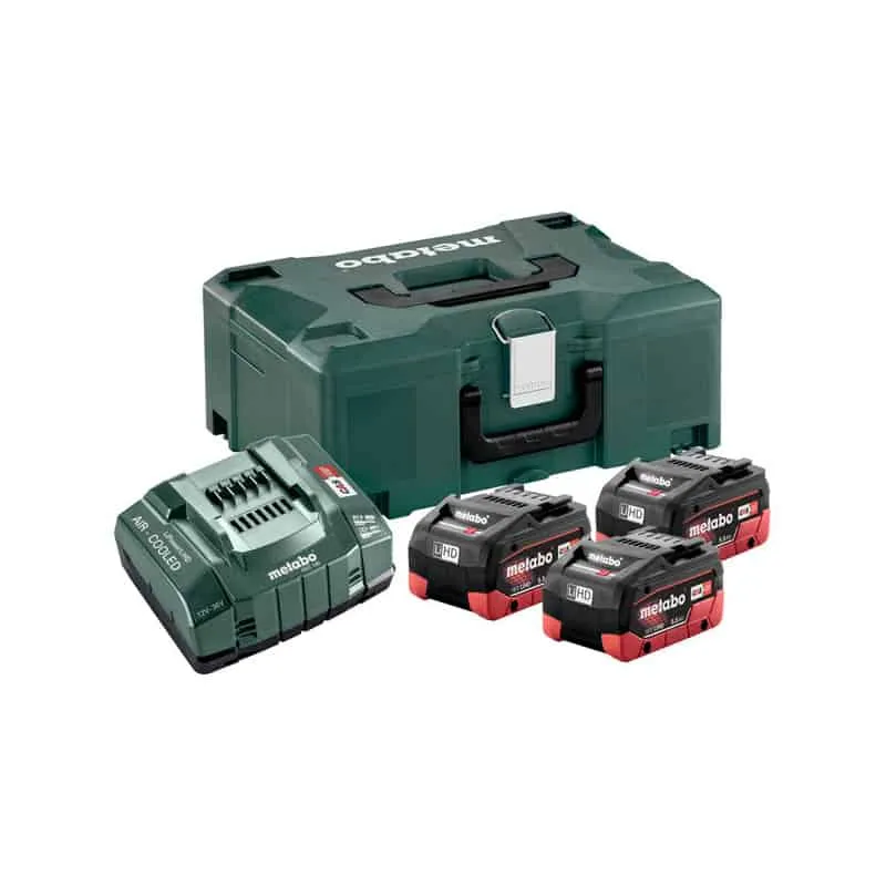 METABO Pack énergie 18V 3 x 5,5Ah LiHD + chargeur - 685069000