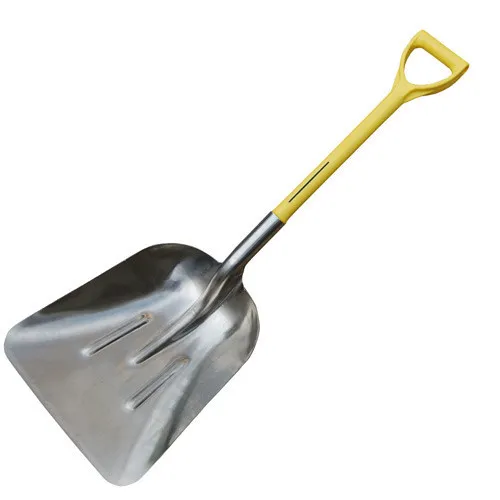 Outils Perrin Pelle extra creuse alu manche composite poignée en D