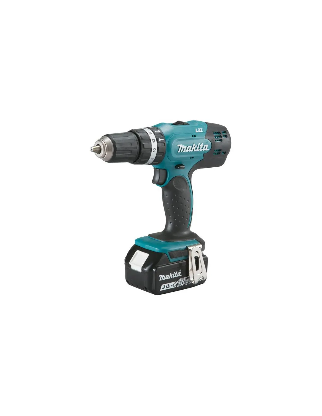 PERCEUSE PERCUSSION 42Nm+BL1830×2+DC18SD+158777 2 MAKITA DHP453SFE
