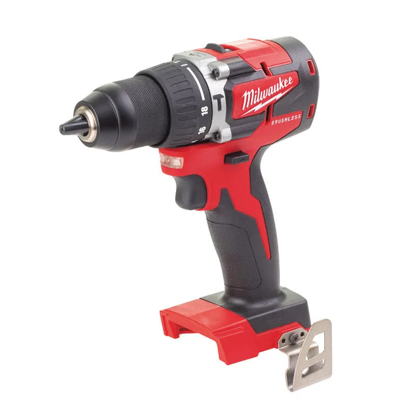 Perceuse à percussion compacte MILWAUKEE M18 CBLPD-0 Brushless