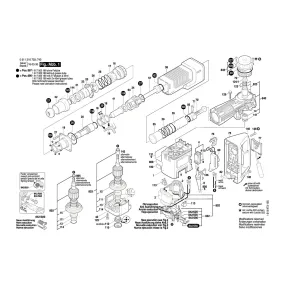 Pièces détachées Marteau BOSCH GSH 11 E 0611316703