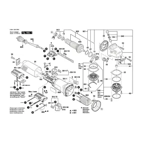 Pièces détachées Meuleuse BOSCH GWS 1400 3601H248R0