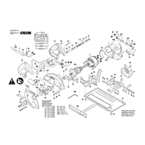 Pièces détachées Scie circulaire a main BOSCH GKS 65 CE 3601F68701