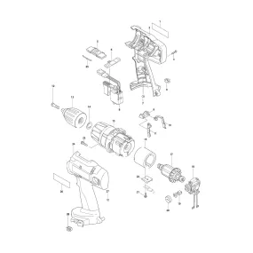 Pièces détachées Visseuse-perceuse Makita 8434