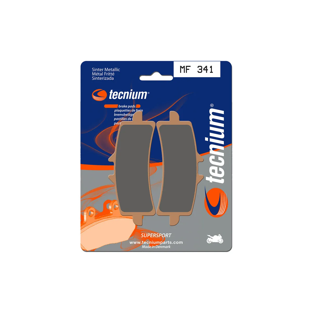 Plaquettes de frein Tecnium 341