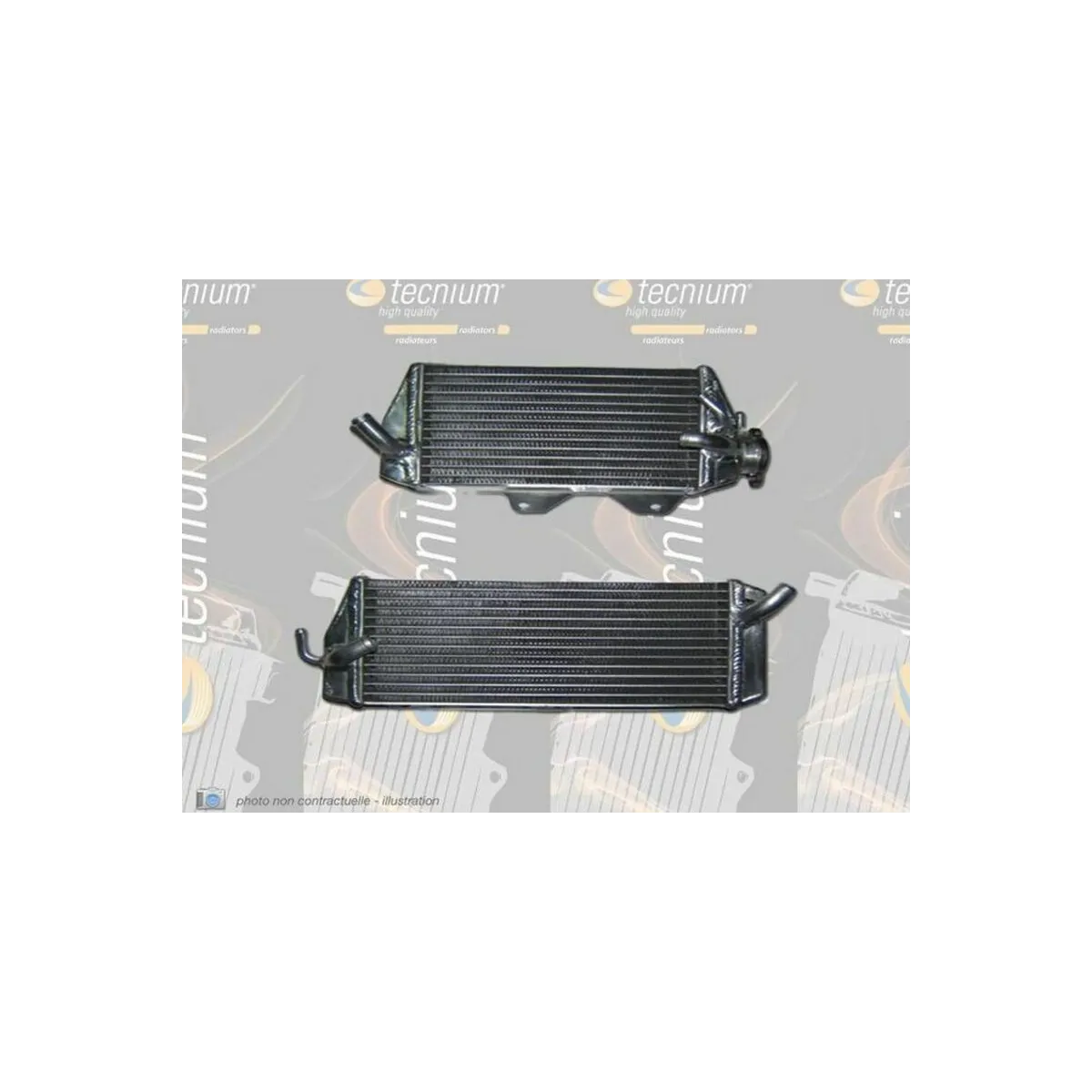 Radiateur Oversize Droit TECNIUM KTM SXF450 2016-2018