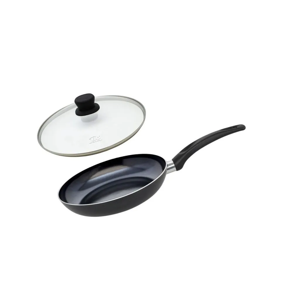 Set poêle sans pfas et couvercle 24cm elo prima cucina