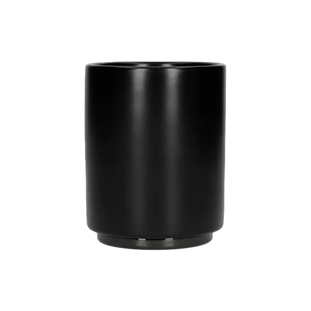 Tasse à latte Fellow Monty Milk Art Matte Black, 325 ml