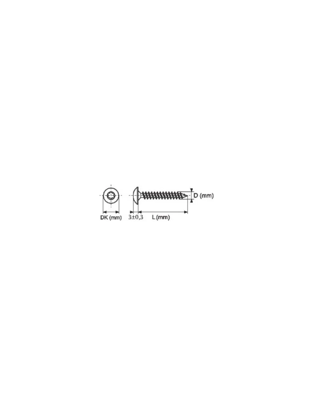 VIS PENTURE TX NOIRE 6X40/ 200 VISWOOD 3136040